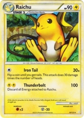 Raichu 10/123 Cracked Ice Holo Promo - Player's Pack Exclusive